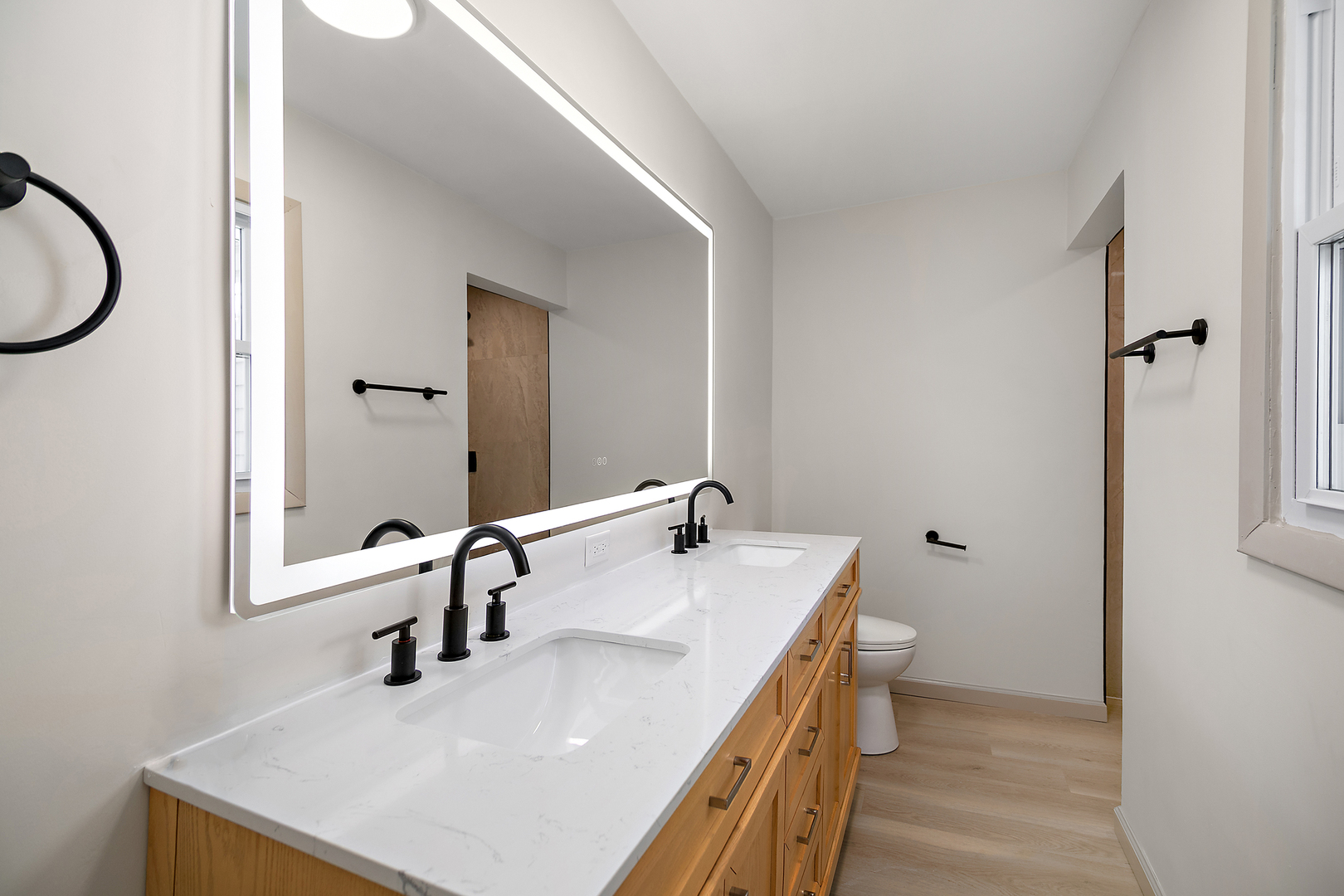 208 Sycamore Lane Momence, IL 60954 - Photo 11 of 19 a bathroom with a sink and a mirror