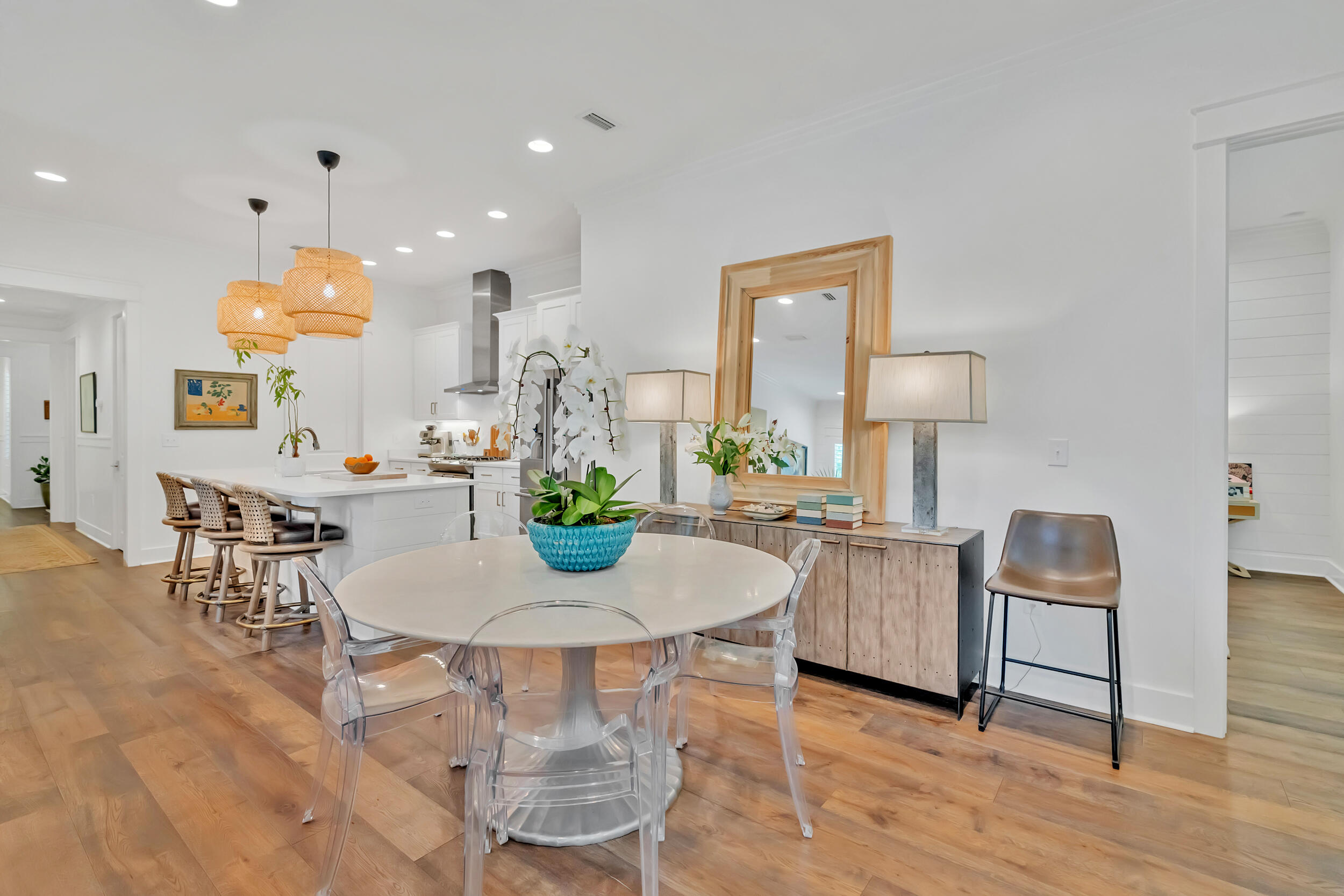76 Jack Knife Drive Inlet Beach, FL 32461 - Photo 16 of 43 a view of kitchen with dining area