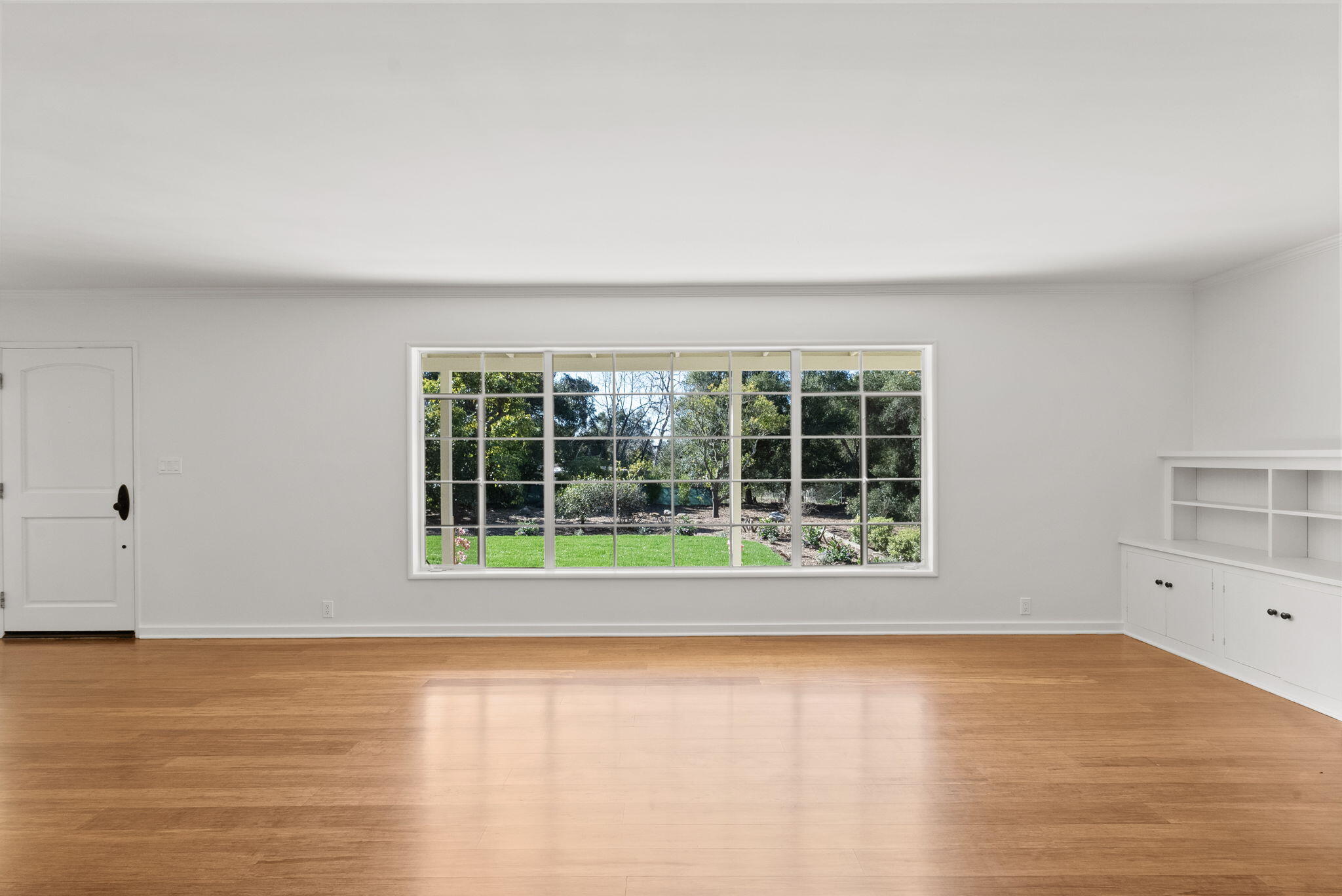 633 Tabor Lane Montecito, CA 93108 - Photo 13 of 30 a view of an empty room with a window