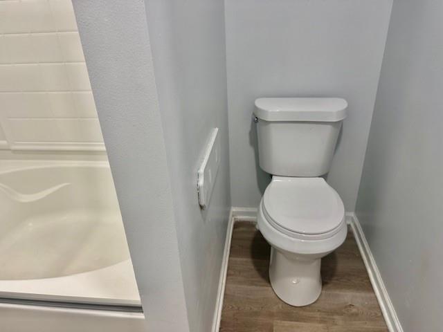 4433 Watson Ridge Drive Stone Mountain, GA 30083 - Photo 40 of 48 a white toilet sitting next to a shower