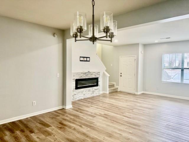 4433 Watson Ridge Drive Stone Mountain, GA 30083 - Photo 10 of 48 a view of a kitchen with a sink and a fireplace