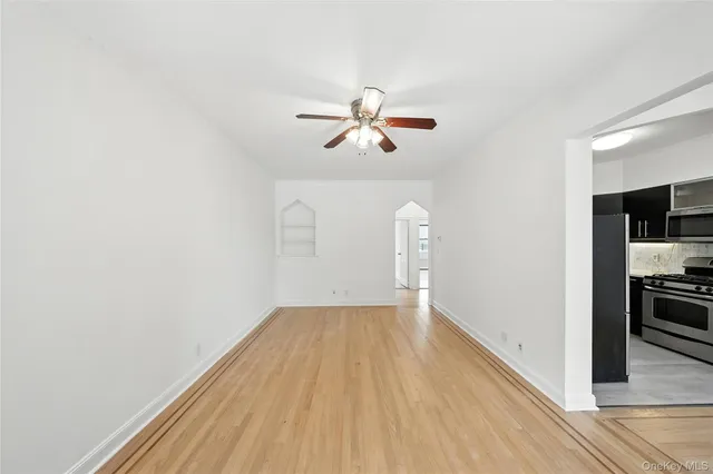 a kitchen with a stove and a microwave