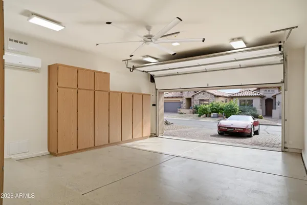 a view of parking garage