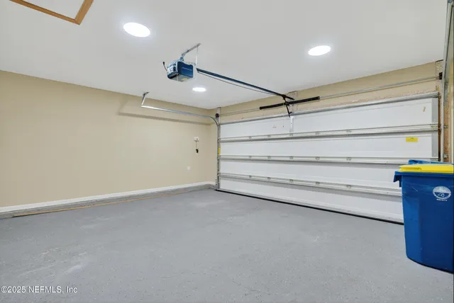 a view of backyard with green space