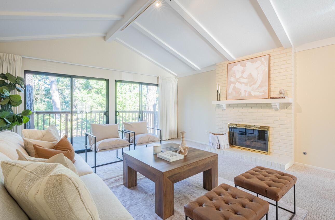 33 Country Club Gate Pacific Grove, CA 93950 - Photo 7 of 40 a living room with furniture and a fireplace