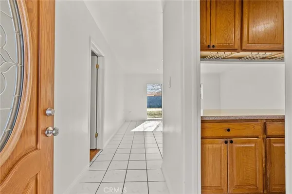 a view of a closet area