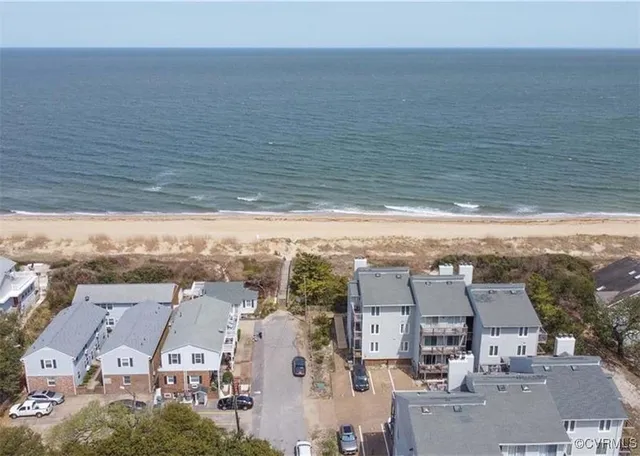 a view of city and ocean
