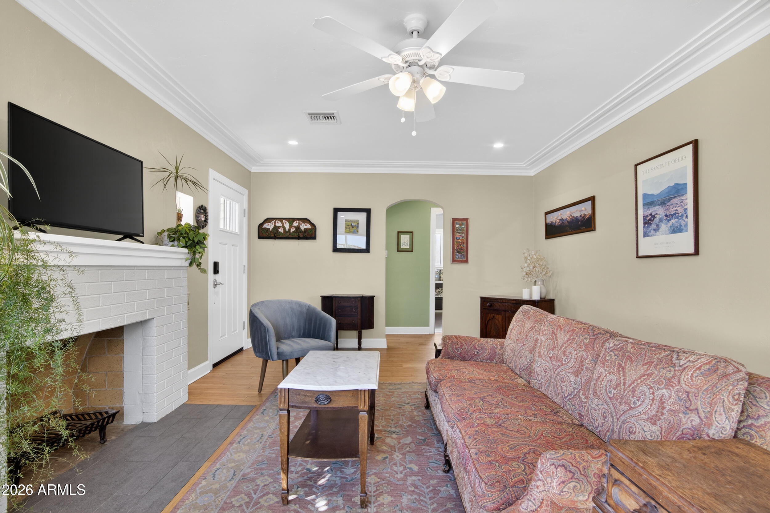 1242 East Edgemont Avenue Phoenix, AZ 85006 - Photo 12 of 40 Wood Burning Fireplace