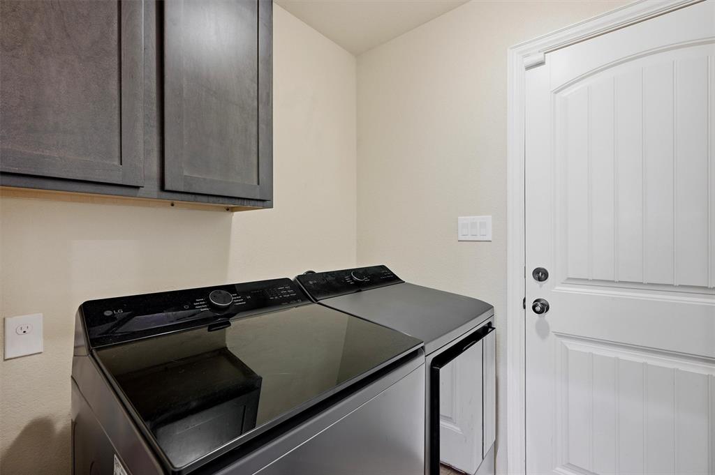 3020 West Loy Lake Road Denison, TX 75020 - Photo 14 of 32 The laundry room has a door to the garuage and another door that closes it off from the kitchen.