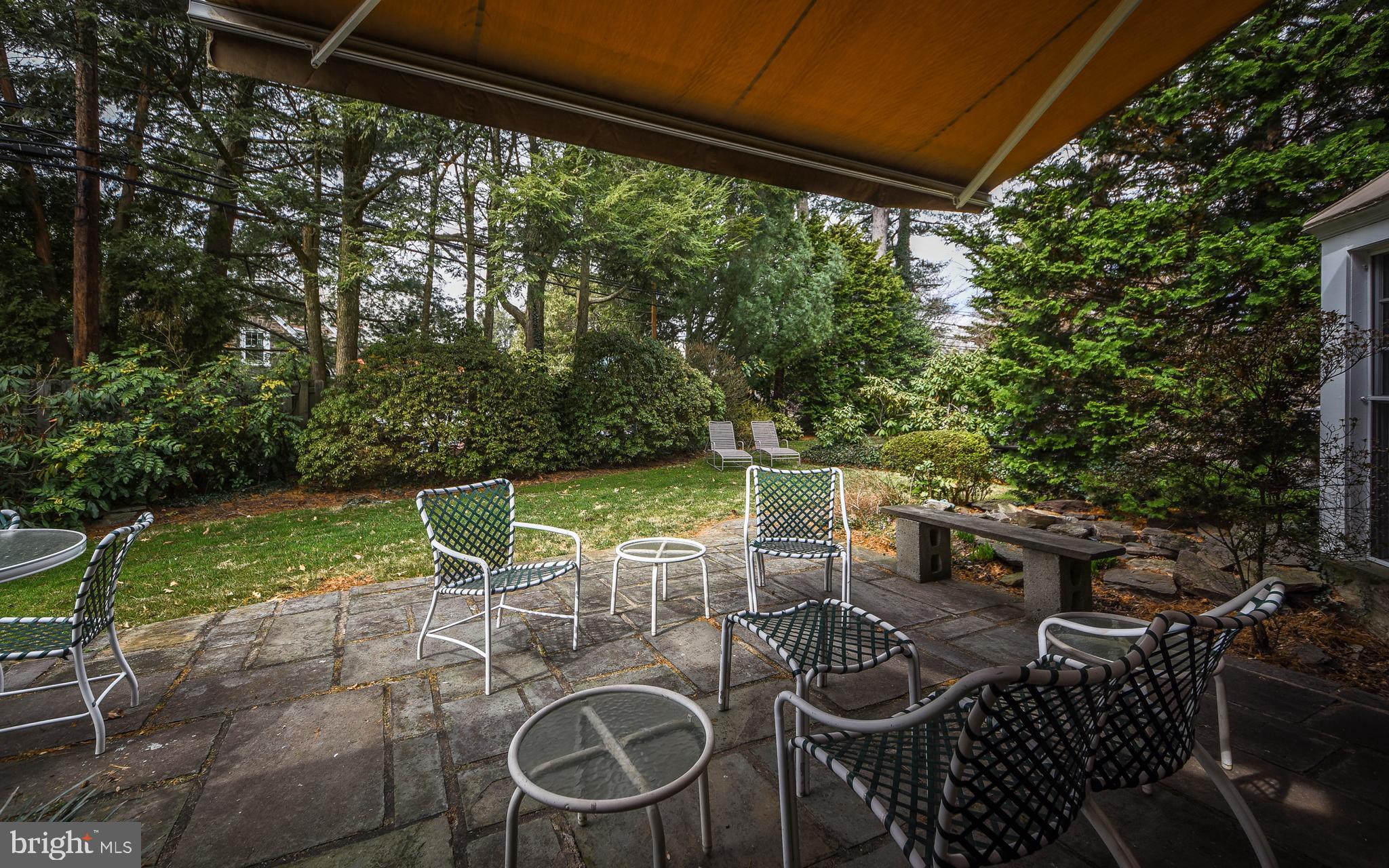 407 Newbold Road Jenkintown, PA 19046 - Photo 43 of 45 Rear Patio View