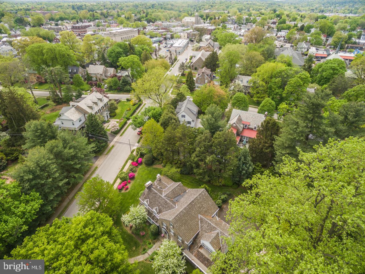 407 Newbold Road Jenkintown, PA 19046 - Photo 44 of 45 Neighborhood Aerial View
