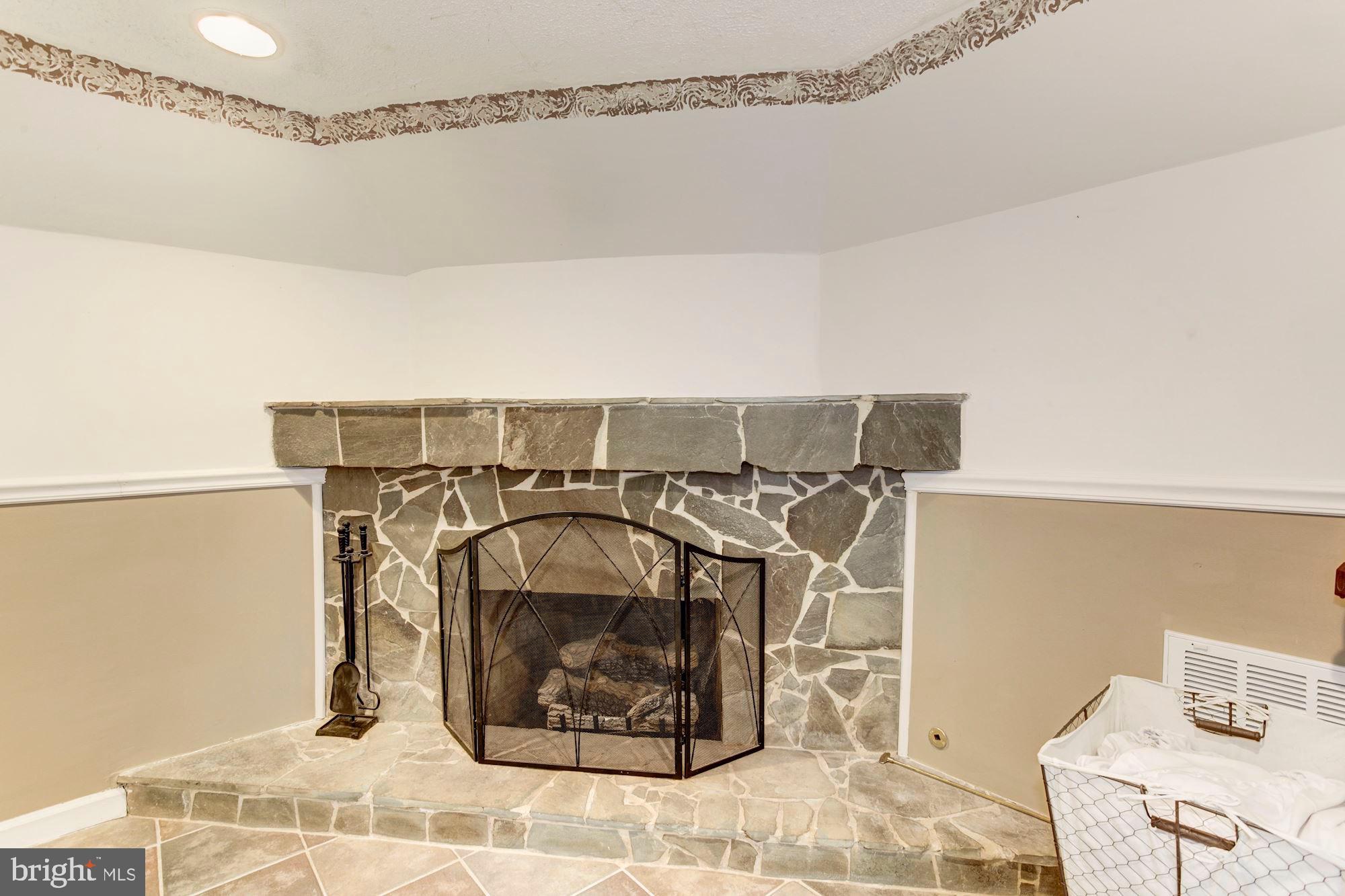 901 Ficklen Road Fredericksburg, VA 22405 - Photo 23 of 38 Stone Fireplace.