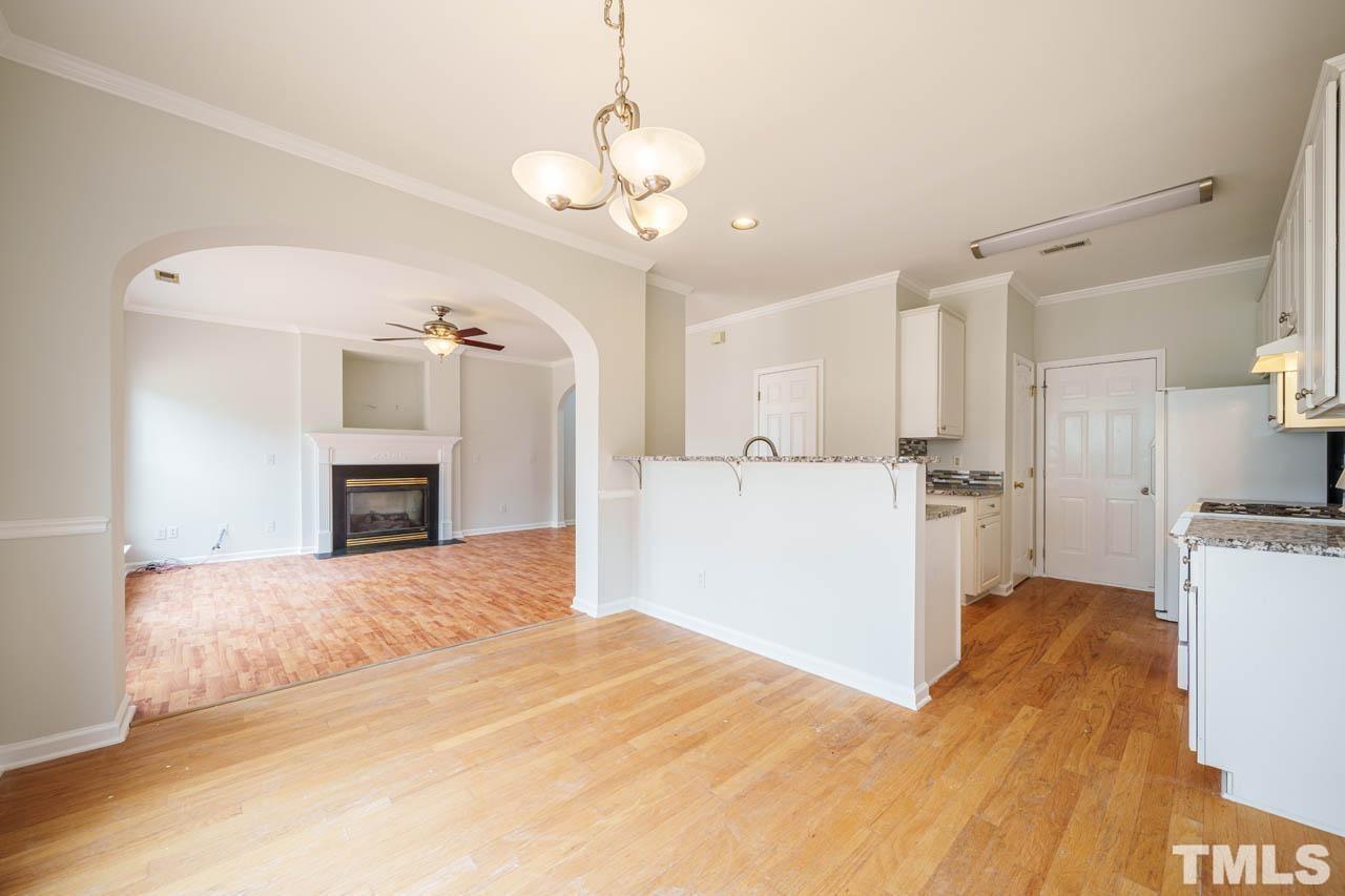 4705 Delta Vision Court, Unit (ID 12461041) Raleigh, NC 27612 - Photo 26 of 35 a view of kitchen with sink and refrigerator