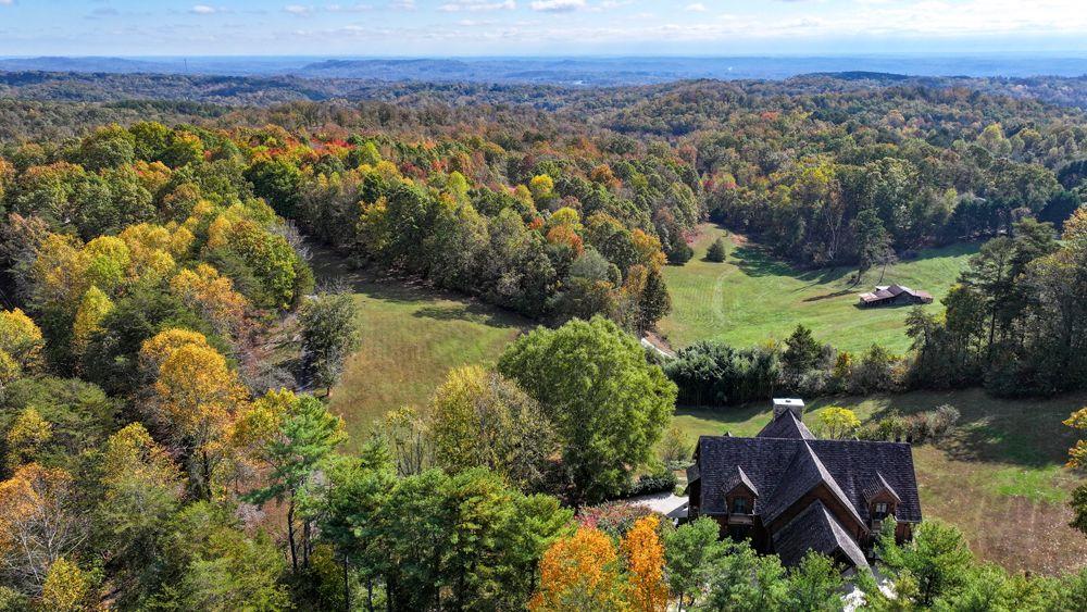 2154 Apple Pie Ridge Road Alto, GA 30510 - Photo 8 of 81 an aerial view of lake residential house with swimming pool and green space