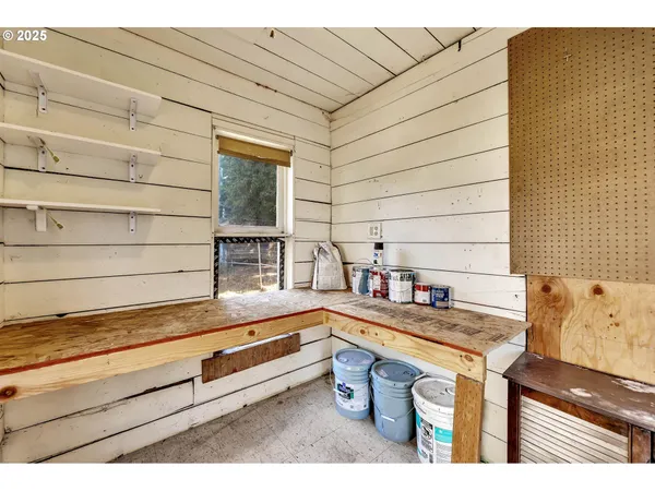 a view of storage and utility room