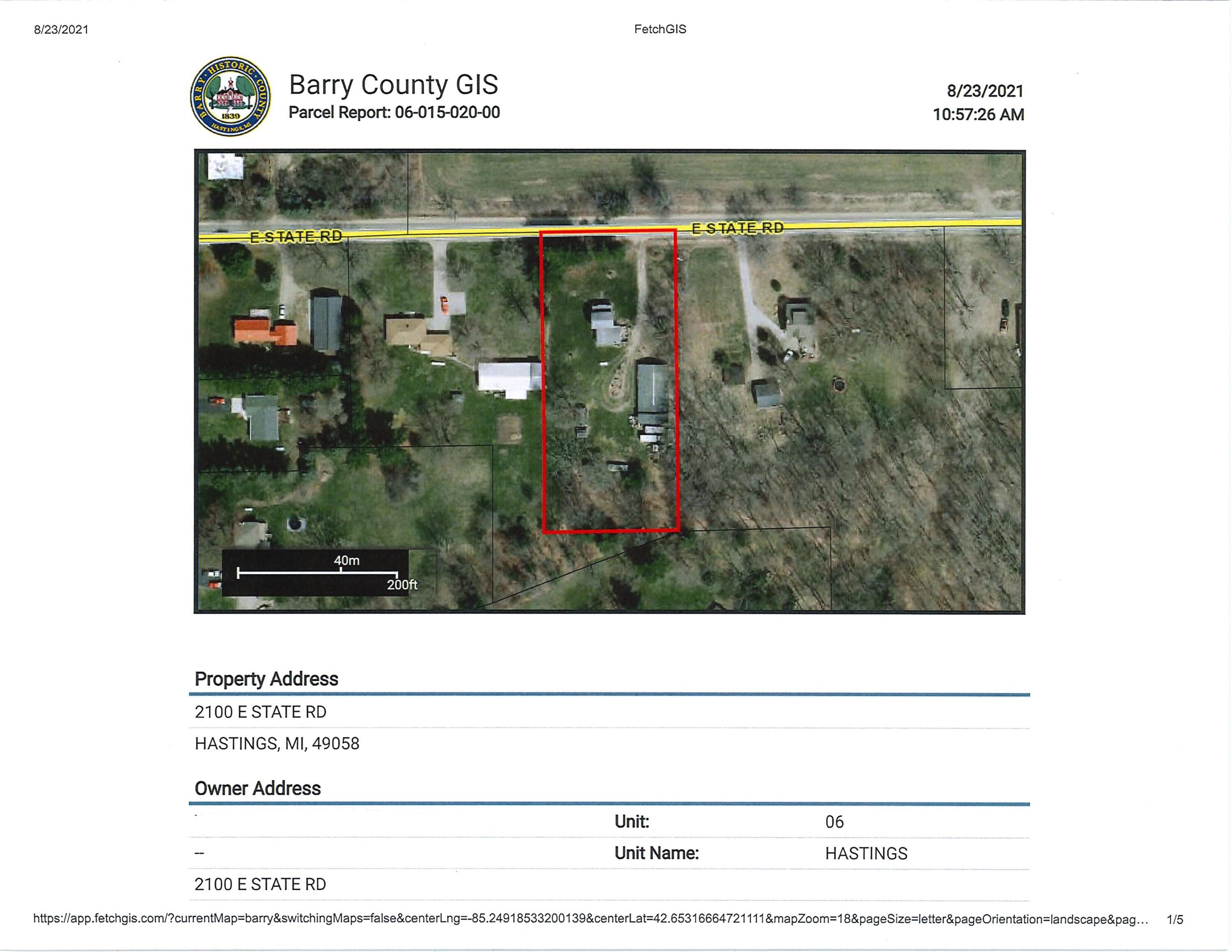 2100 East State Road Hastings, MI 49058 - Photo 26 of 26 2100 E State Rd - GIS