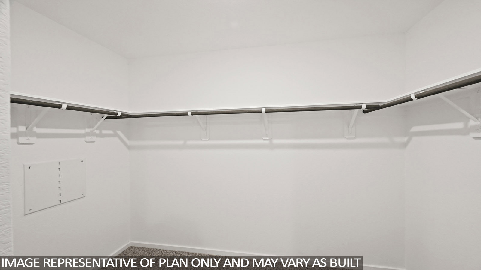 120 Baby Calf Roping Road Jarrell, TX 76537 - Photo 18 of 27 Ample hanging space and shelving create an organized wardrobe solution in this well-appointed closet.