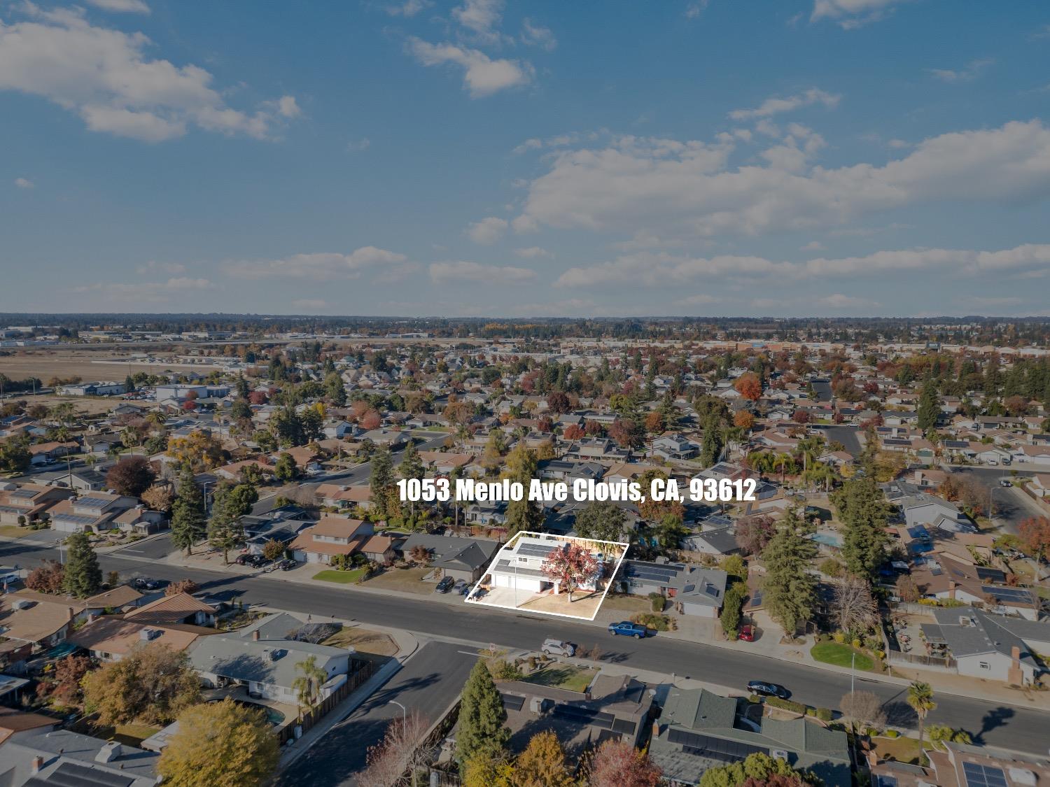 1053 Menlo Avenue Clovis, CA 93612 - Photo 34 of 41 an aerial view of a city