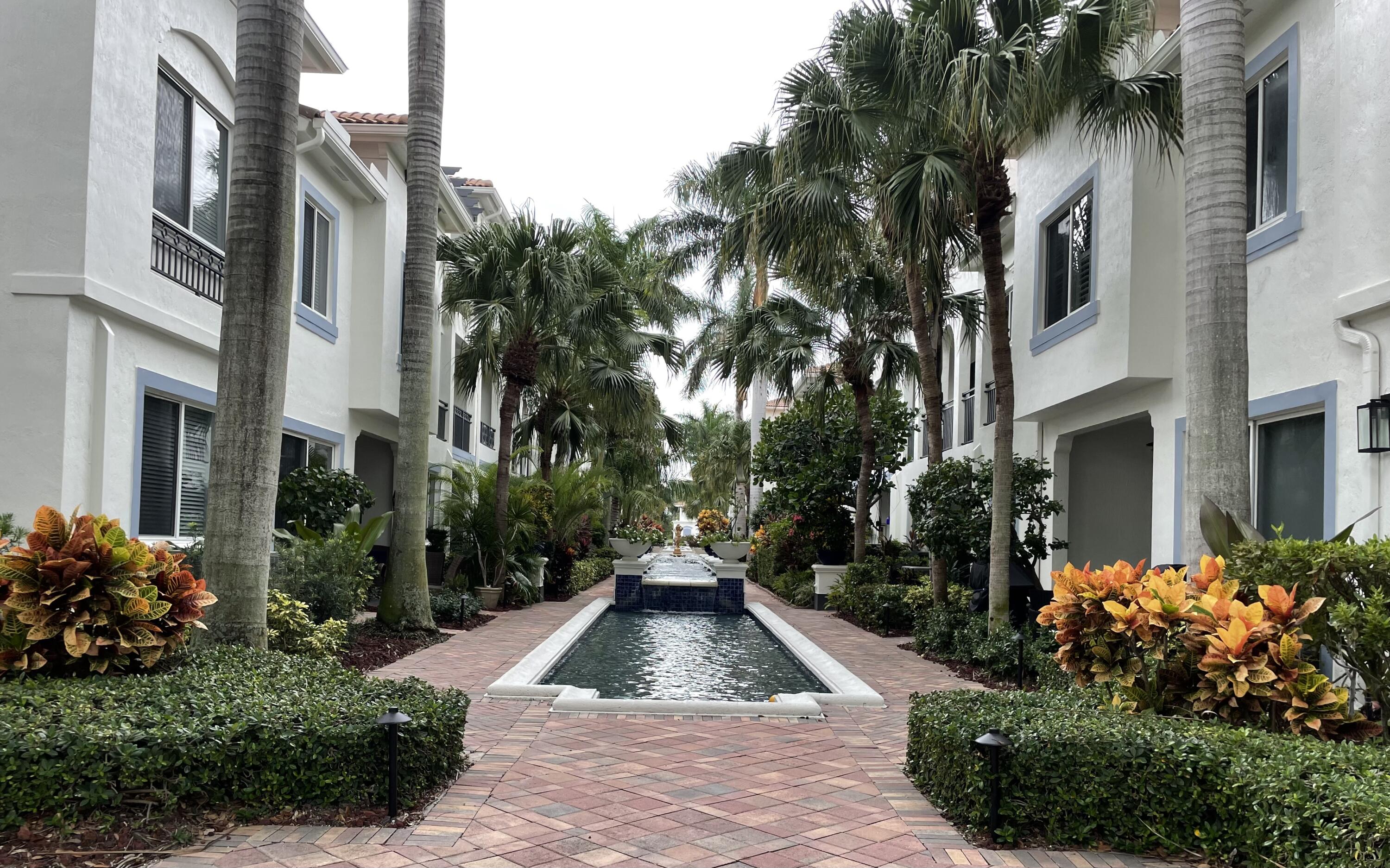 3124 Waterside Circle Boynton Beach, FL 33435 - Photo 21 of 34 Newly Painted Community Water Feature