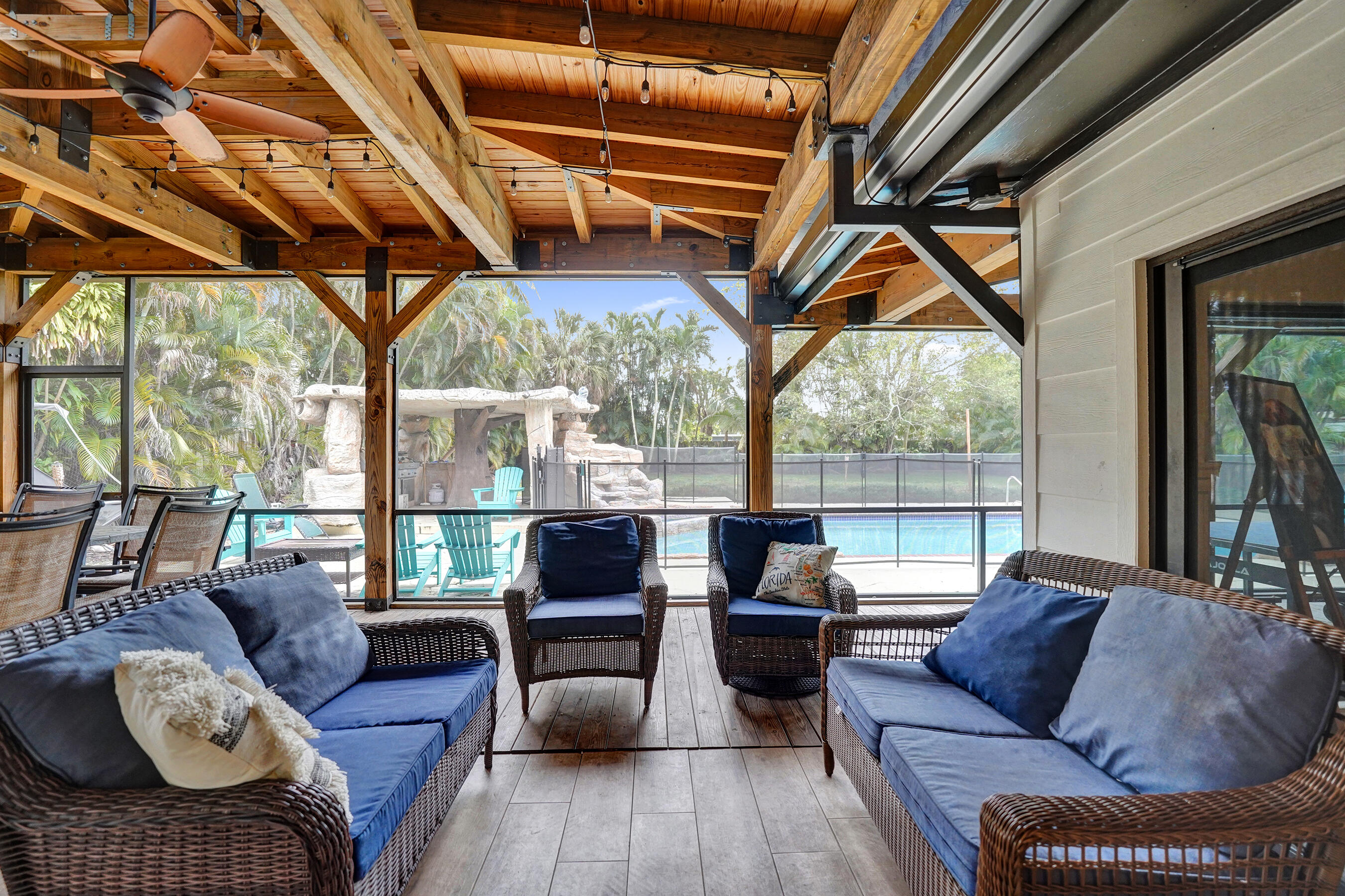 5612 Harding Street Hollywood, FL 33021 - Photo 37 of 52 a living room with furniture and a large window