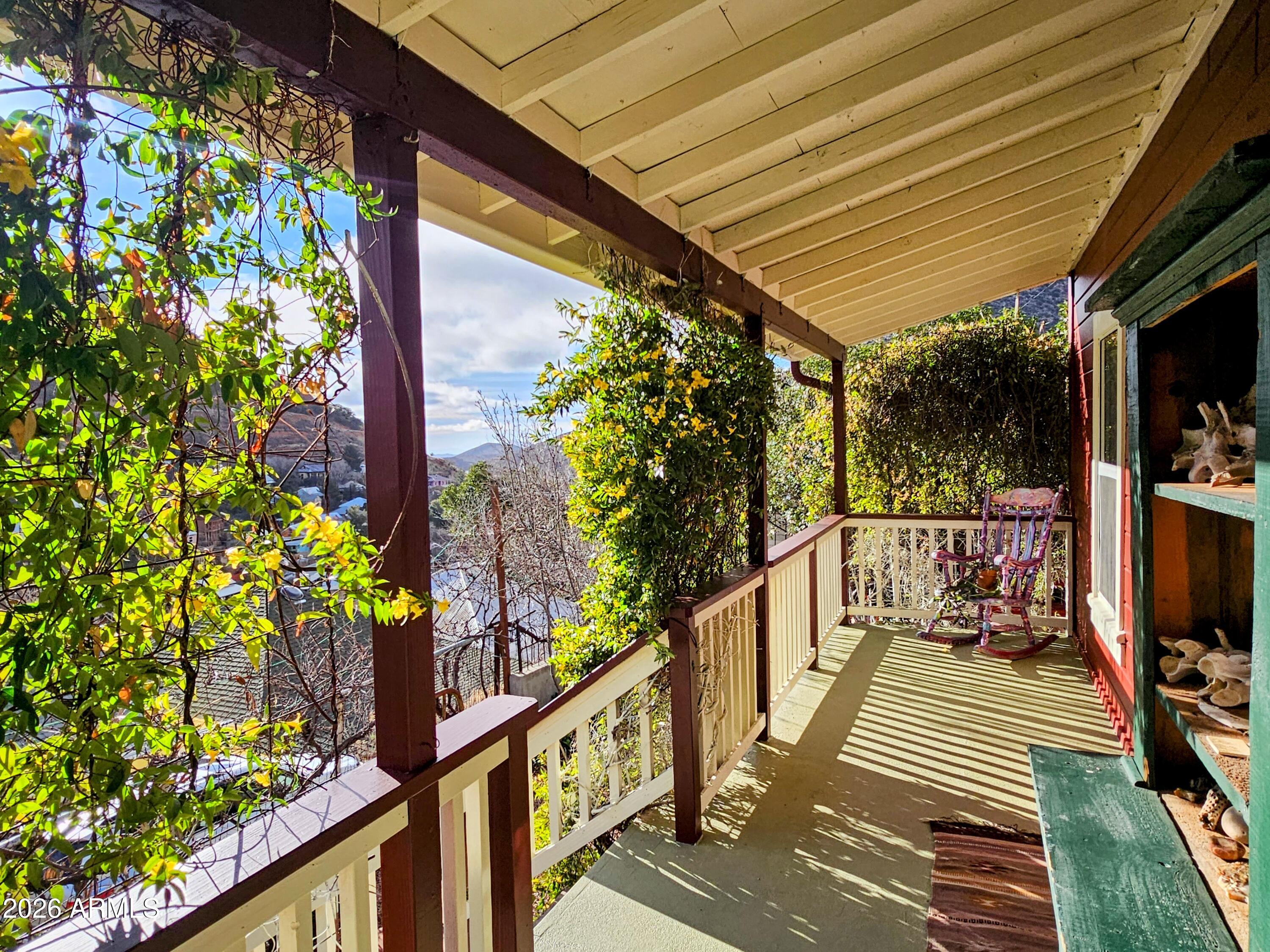138 B Opera Drive Bisbee, AZ 85603 - Photo 28 of 34 a view of balcony with wooden floor