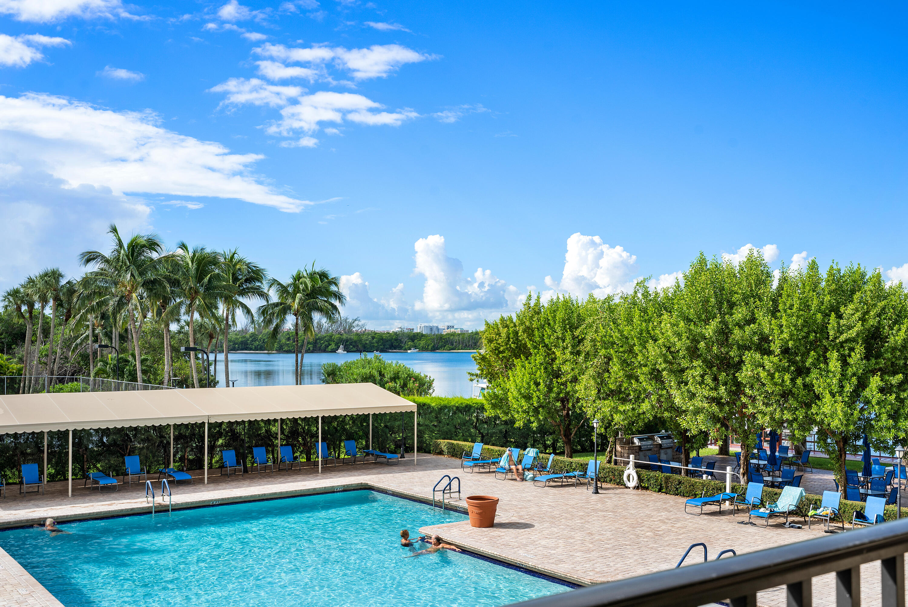 2121 North Ocean Boulevard, Unit 305W Boca Raton, FL 33431 - Photo 32 of 75 VIEWS OF POOL AND INTRACOASTAL