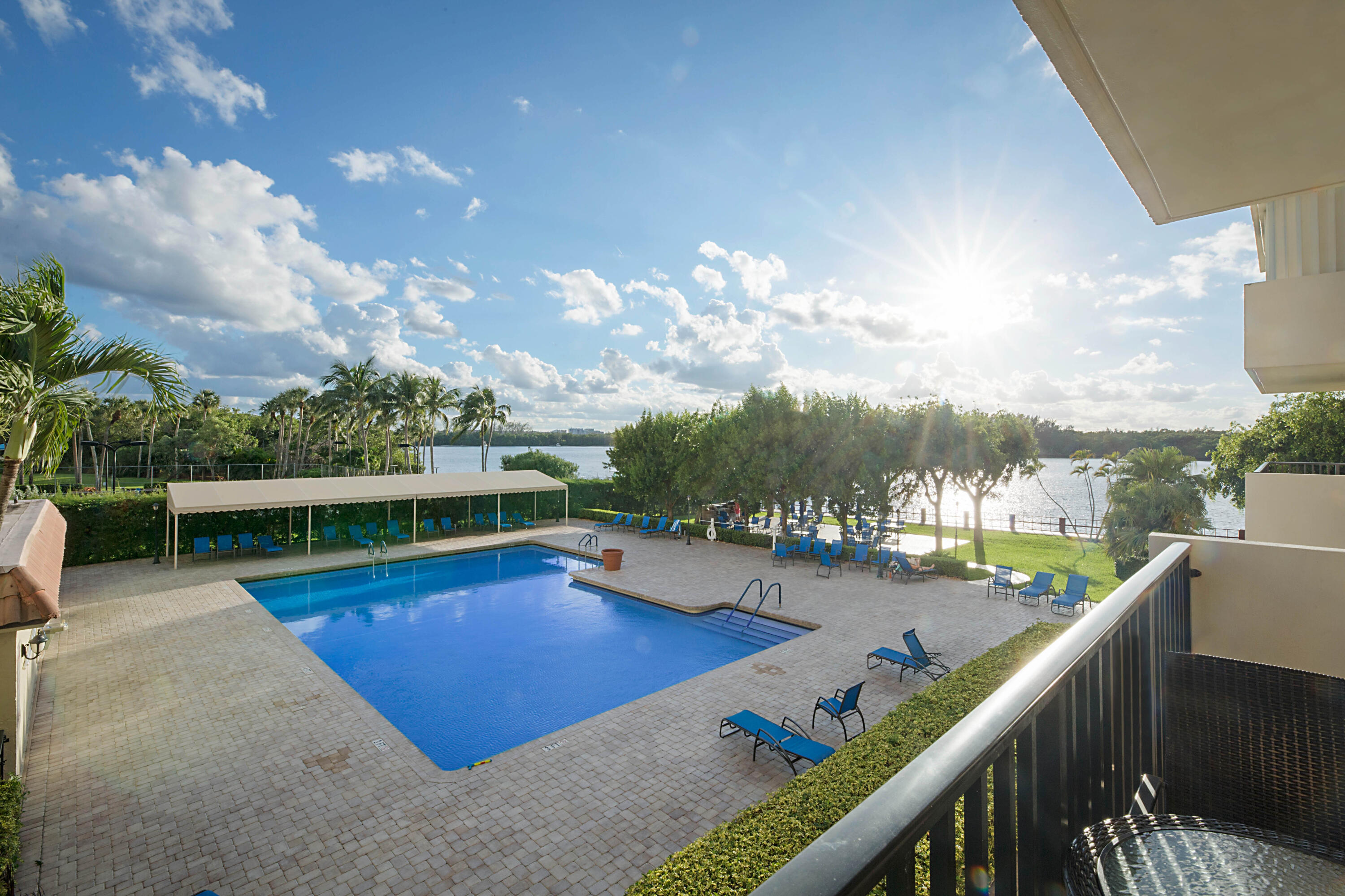 2121 North Ocean Boulevard, Unit 305W Boca Raton, FL 33431 - Photo 33 of 75 VIEWS OF POOL AND INTRACOASTAL