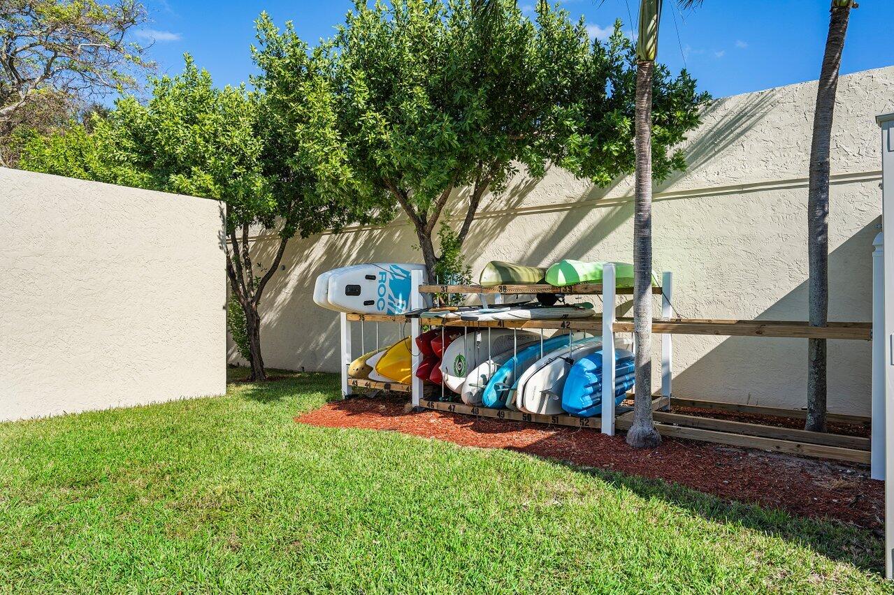 2121 North Ocean Boulevard, Unit 305W Boca Raton, FL 33431 - Photo 62 of 75 KAYAK/PADDLE BOARD STORAGE