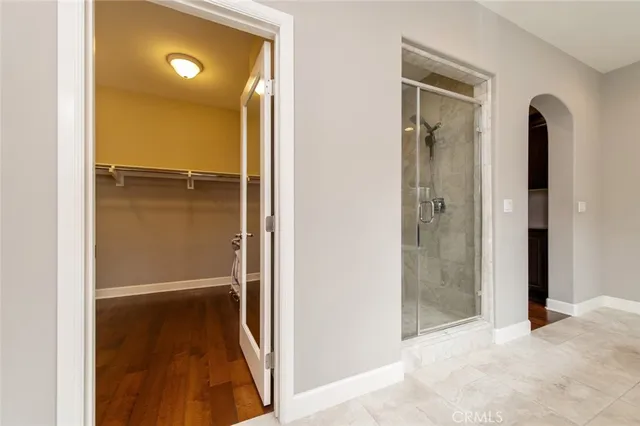 a view of closet area