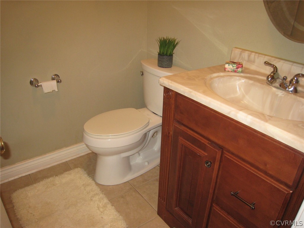 4512 Rabbit Foot Lane North Chesterfield, VA 23236 - Photo 30 of 46 Hall half bath ceramic flooring, replaced vanity a