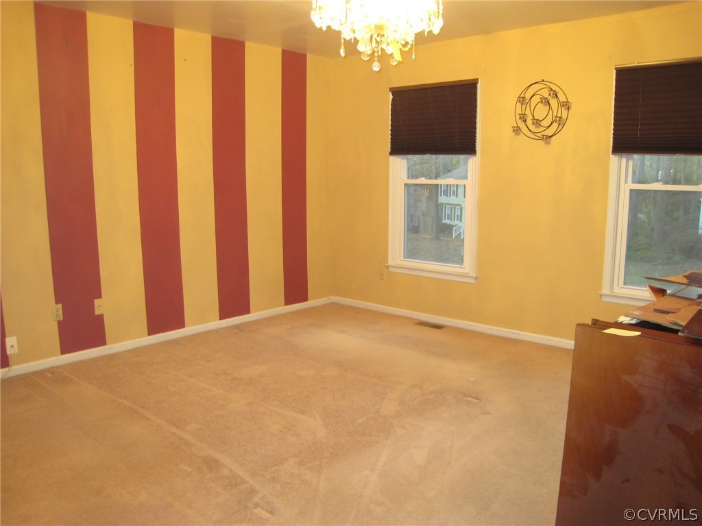 4512 Rabbit Foot Lane North Chesterfield, VA 23236 - Photo 38 of 46 Partial view primary bedroom, three sunny windows,