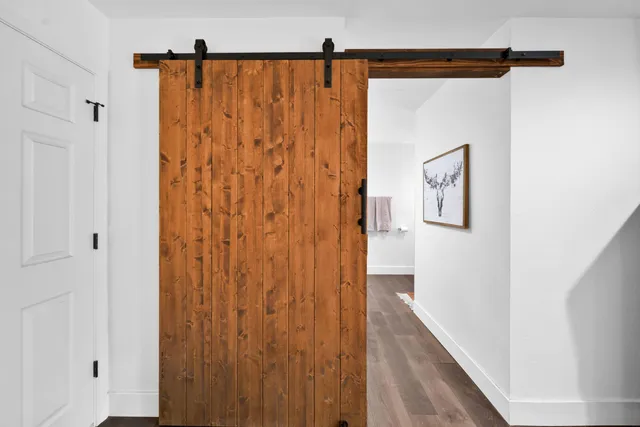 a view of a walk in closet