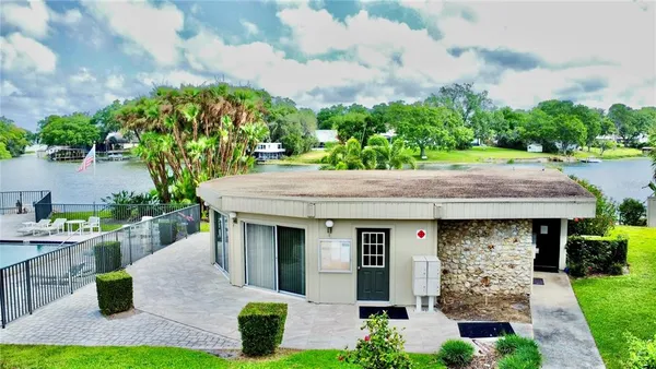 a bird view of a garden