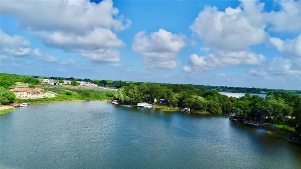 a view of a door and a window