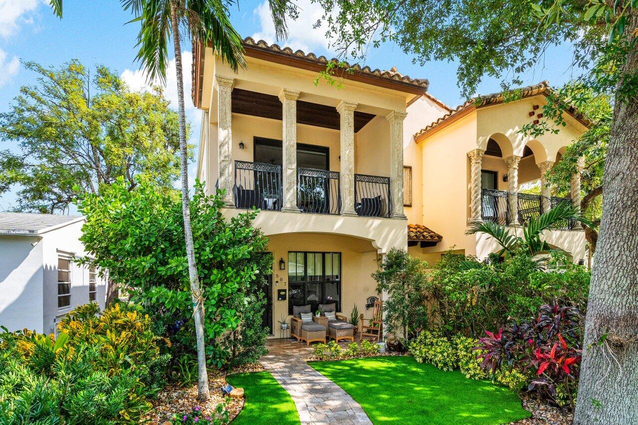 507 Southwest 17th Street Fort Lauderdale, FL 33315 - Photo 2 of 25 a front view of a house with a yard