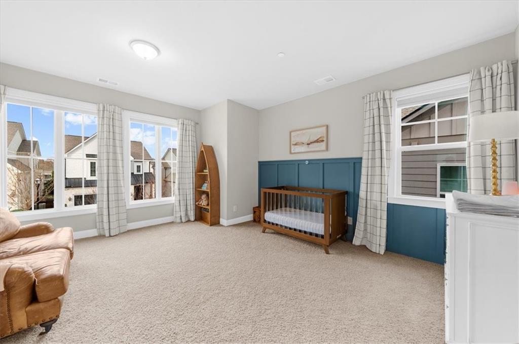320 Senna Street Marietta, GA 30064 - Photo 37 of 53 a living room with furniture and a fireplace