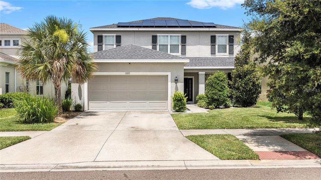 7223 Blue Beech Drive Riverview, FL 33578 - Photo 1 of 1 front view of a house and a yard
