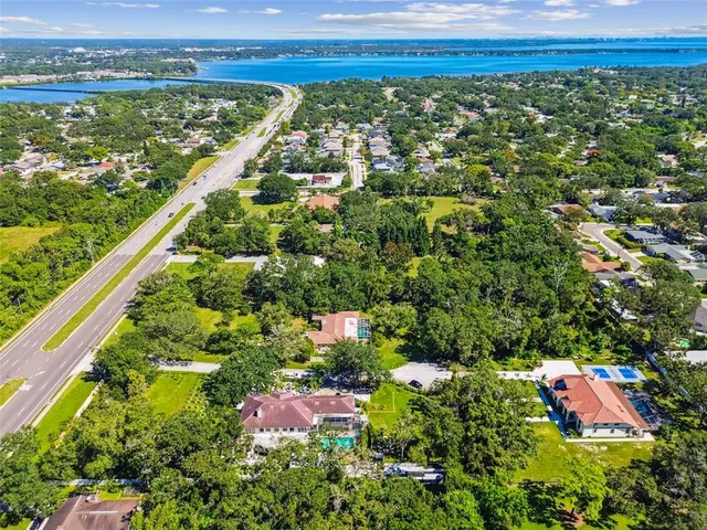 a view of a sign board with street