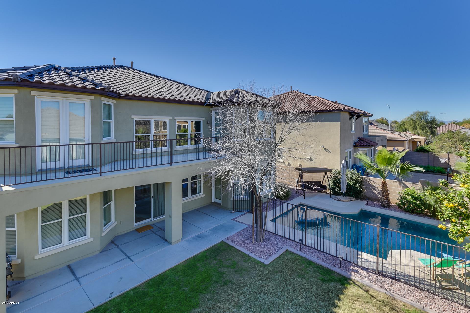 836 East Blue Ridge Way Chandler, AZ 85249 - Photo 50 of 64 aerial view back