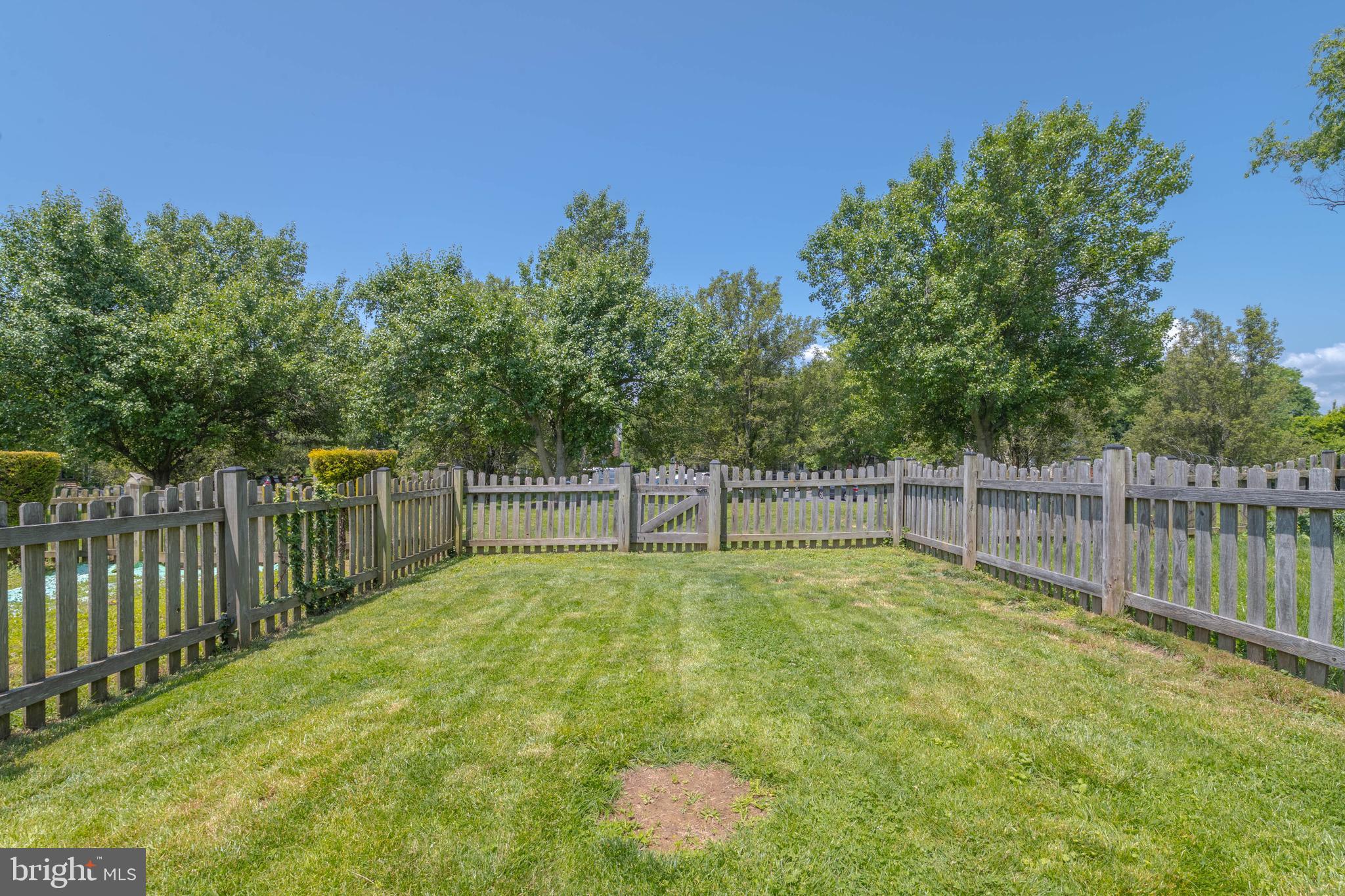 540 Doefield Court Abingdon, MD 21009 - Photo 40 of 48 a view of a backyard with a small fence