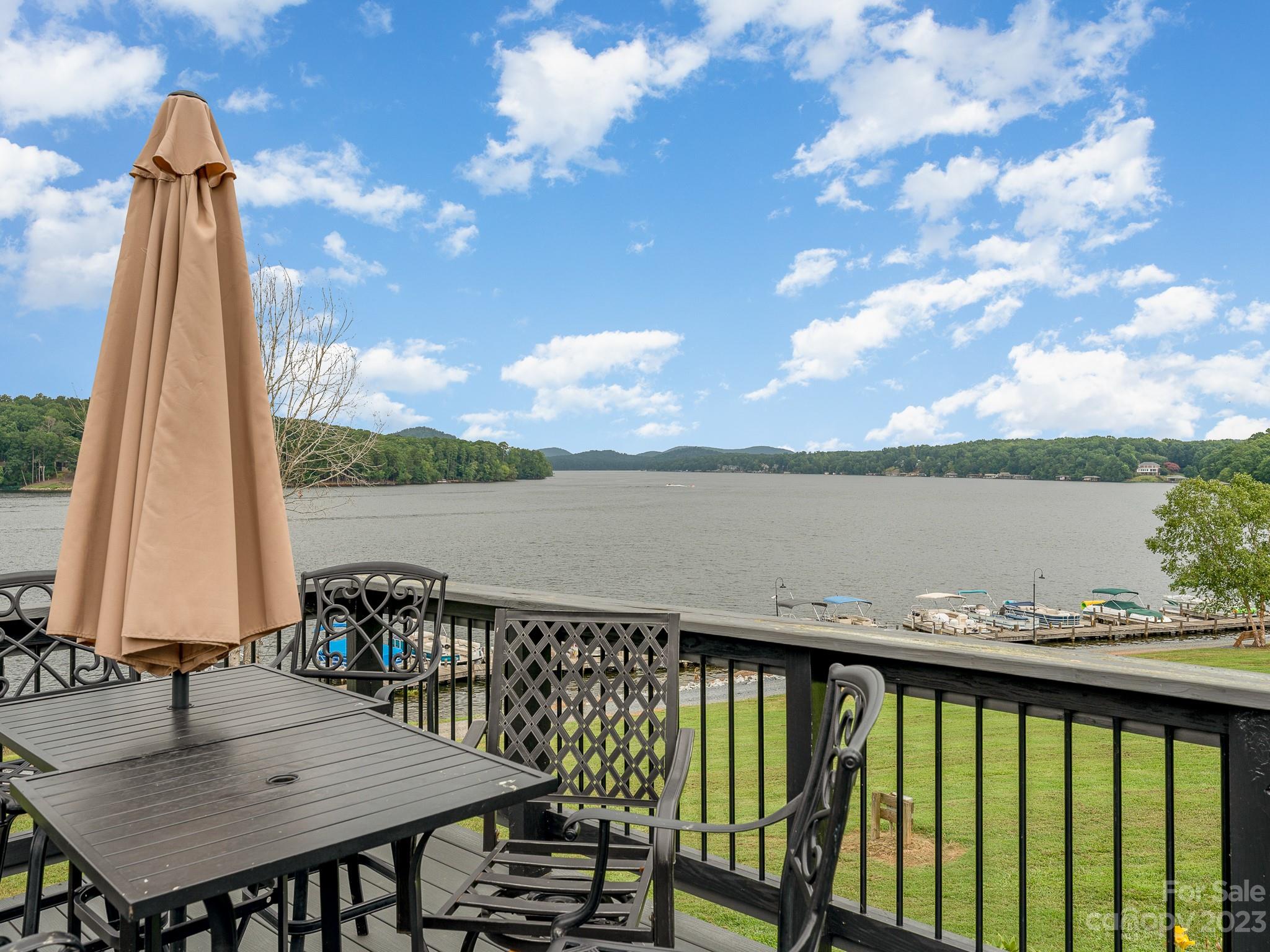528 Manchester Road Mount Gilead, NC 27306 - Photo 31 of 34 a view of a balcony with two chairs and a table