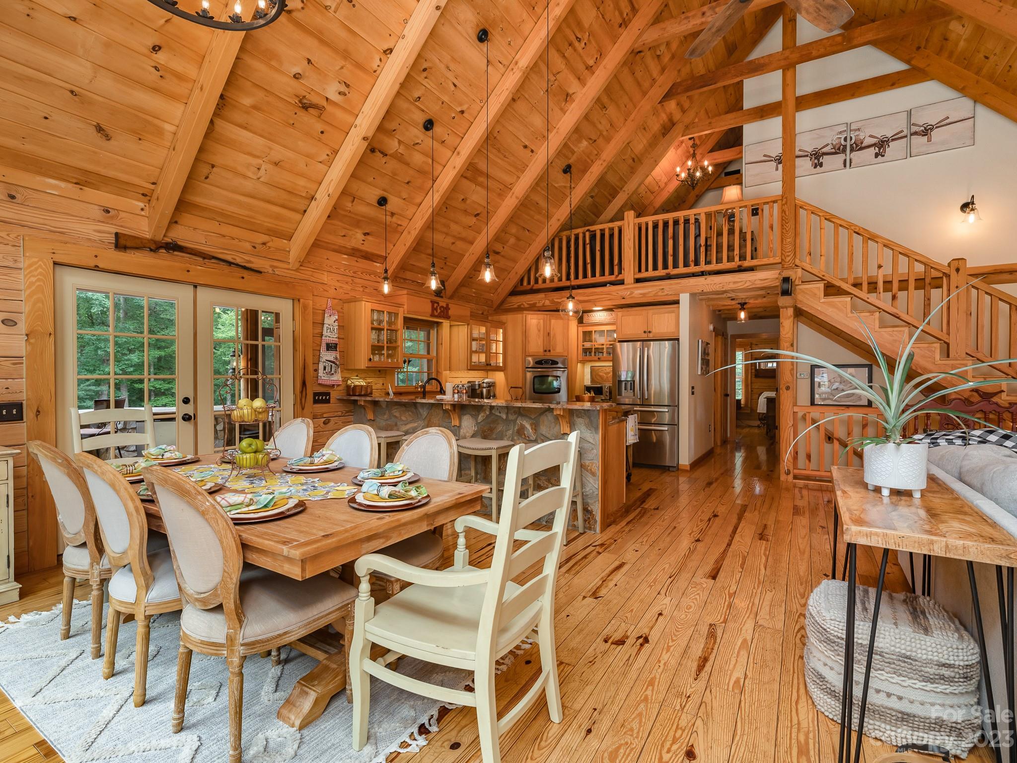 528 Manchester Road Mount Gilead, NC 27306 - Photo 10 of 34 a view of a dining room with furniture window and outside view