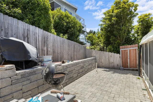 a view of outdoor space with furniture