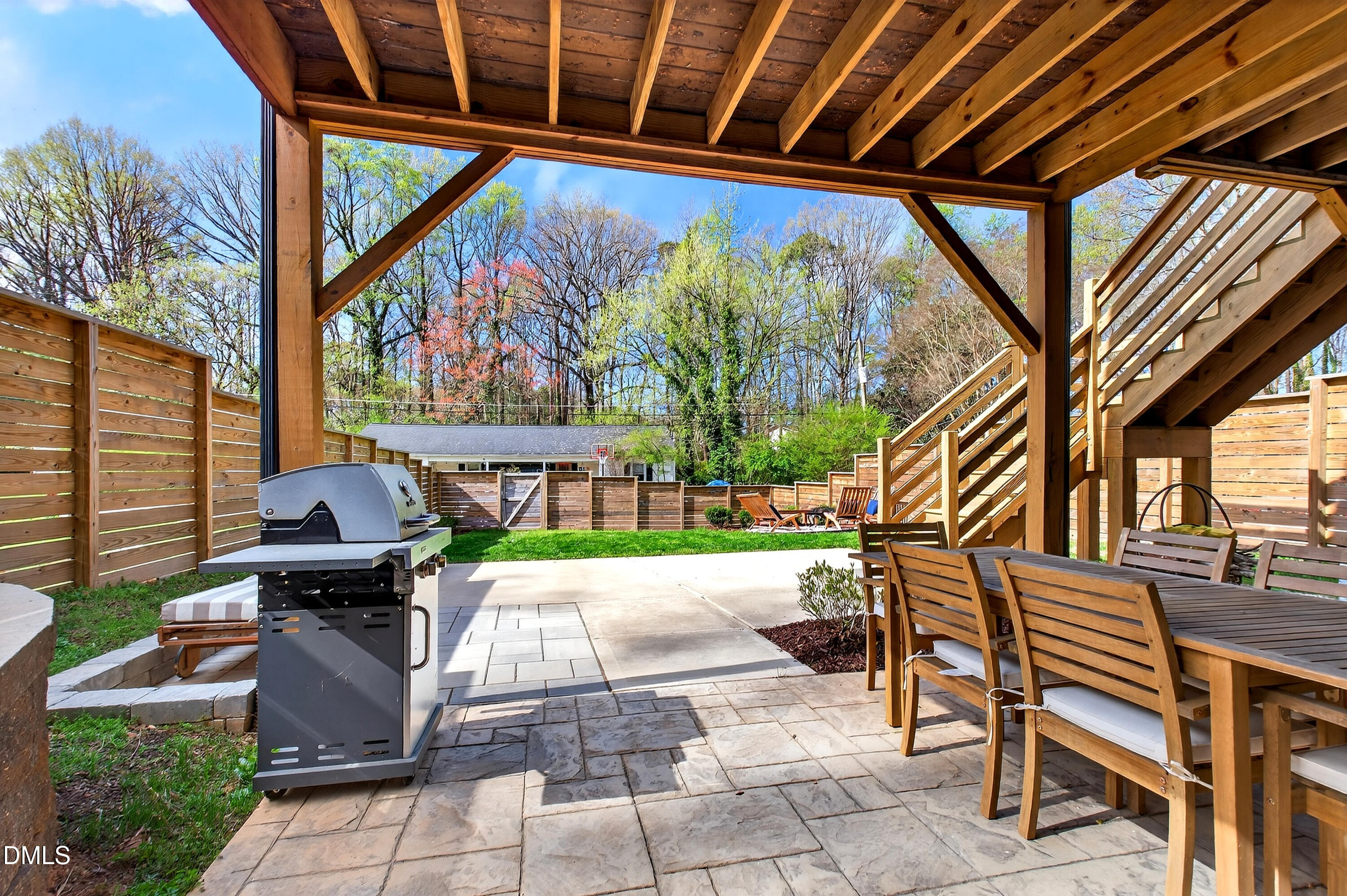325 Grand Avenue Raleigh, NC 27606 - Photo 42 of 46 a view of a chairs and table in the balcony