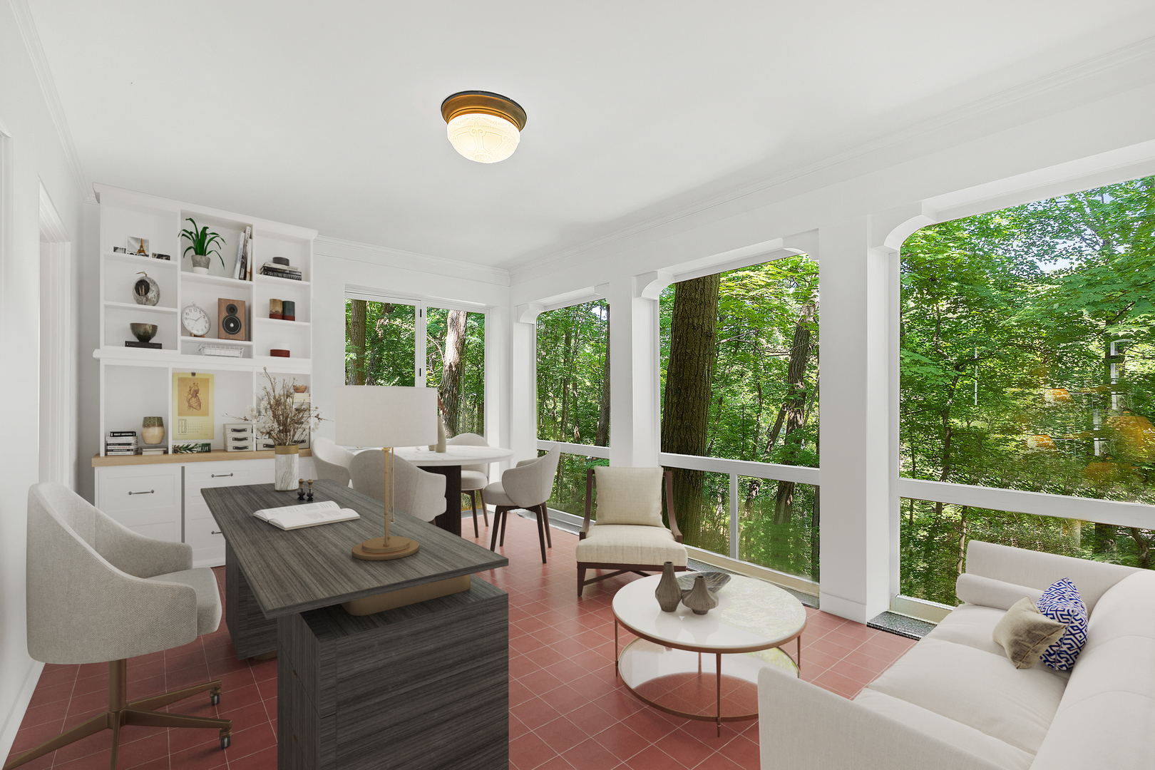 855 Sheridan Road Highland Park, IL 60035 - Photo 16 of 62 a living room with furniture and a large window