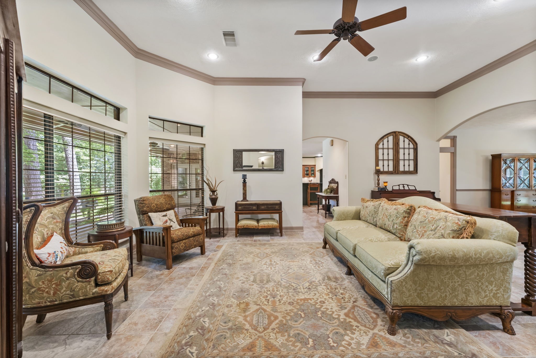 24311 Standing Oak Drive Spring, TX 77389 - Photo 20 of 42 a living room with furniture and a large window