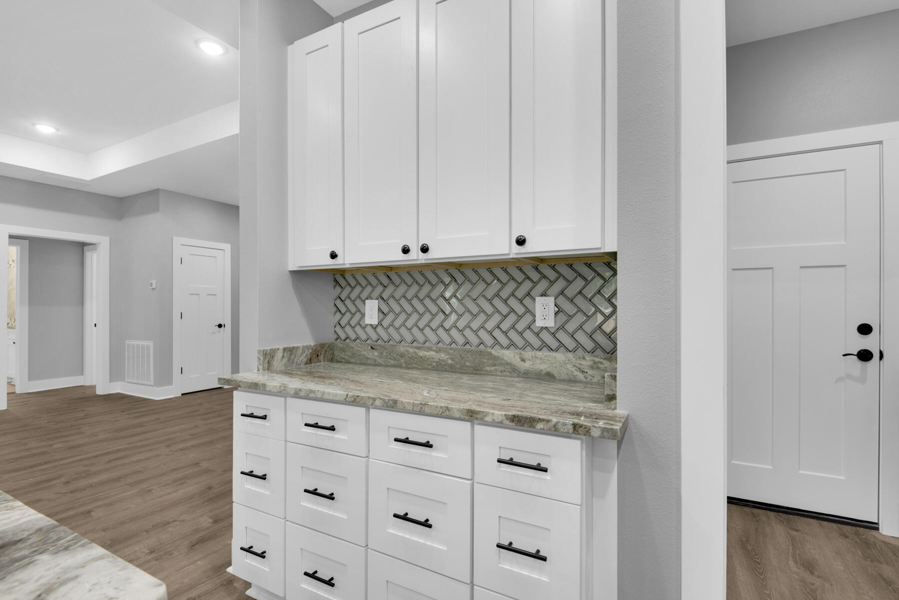 363 Washington Valparaiso, FL 32580 - Photo 16 of 35 a view of cabinets and wooden floor
