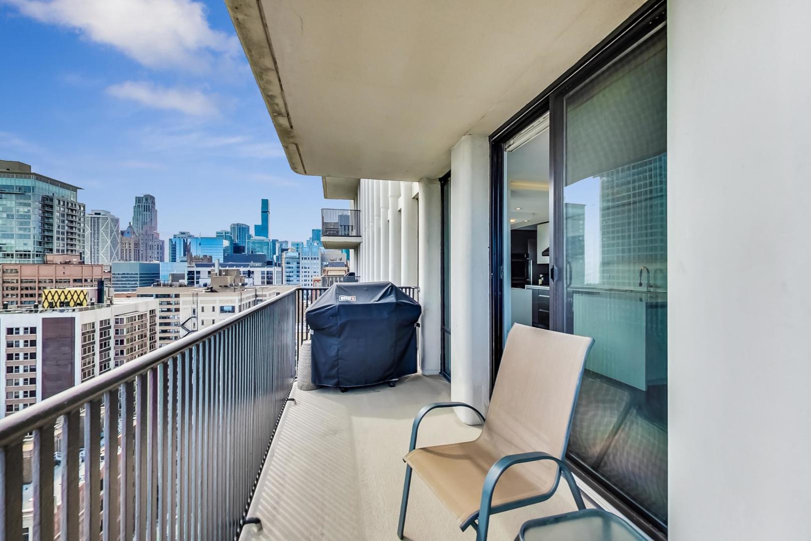 Undisclosed Address Chicago, IL 60611 - Photo 38 of 50 a view of balcony with furniture