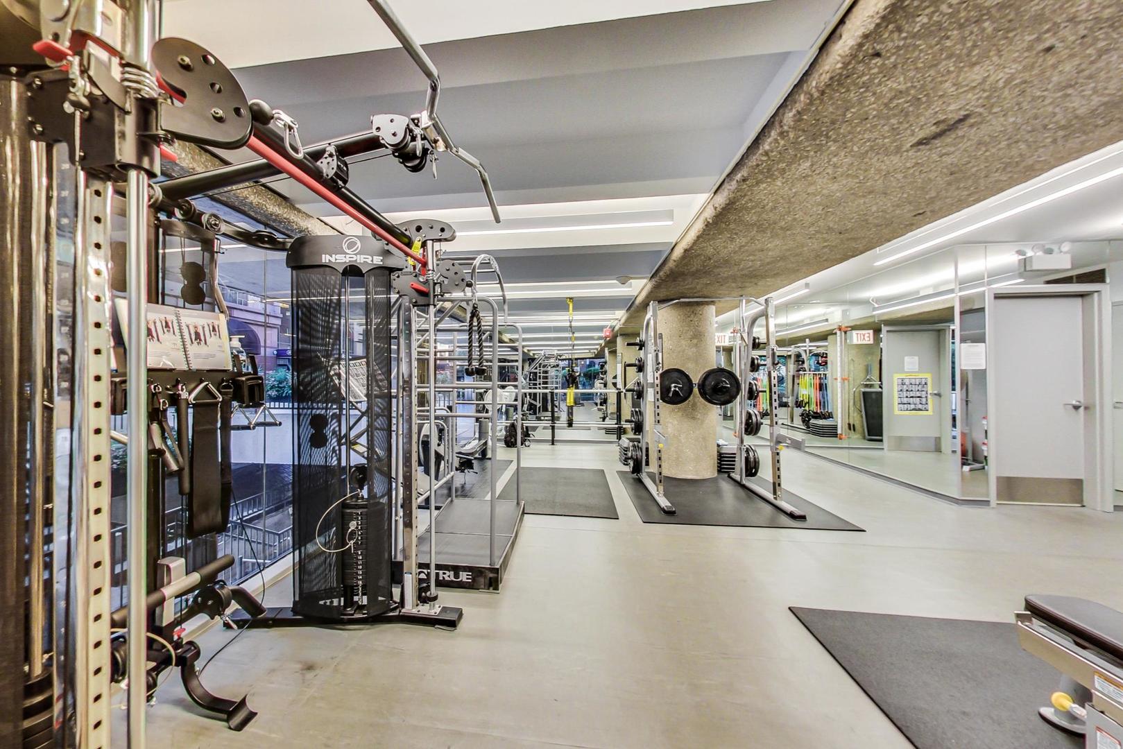 Undisclosed Address Chicago, IL 60611 - Photo 44 of 50 a view of a room with gym equipment