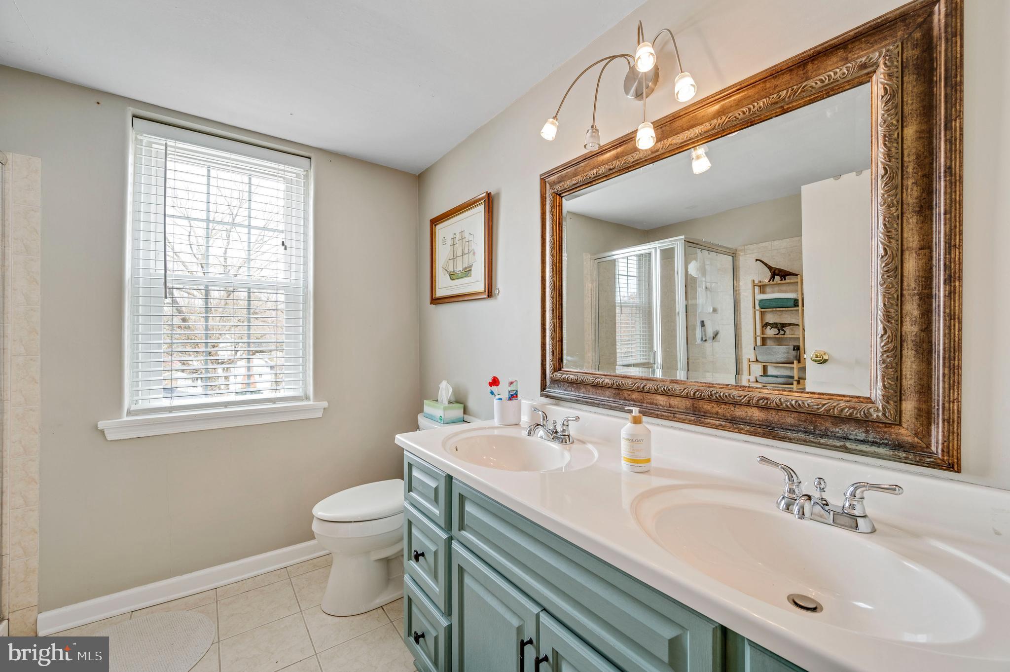 62 Grubb Road Malvern, PA 19355 - Photo 37 of 48 Hall Bath with Double Vanity